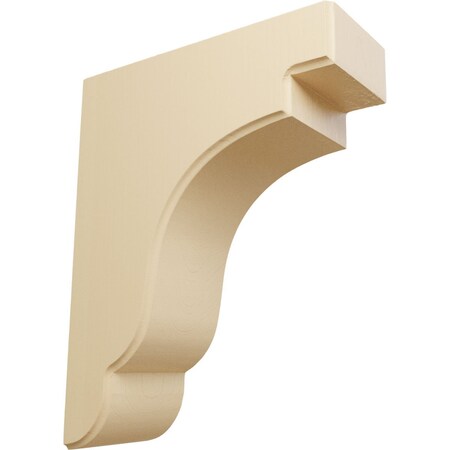 Ekena Millwork 3 1/2"W x 8 1/2"D x 11"H Bedford Bracket, Maple BKTW04X09X11BEMA
